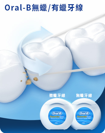 Oral-B 無蠟/有蠟牙線